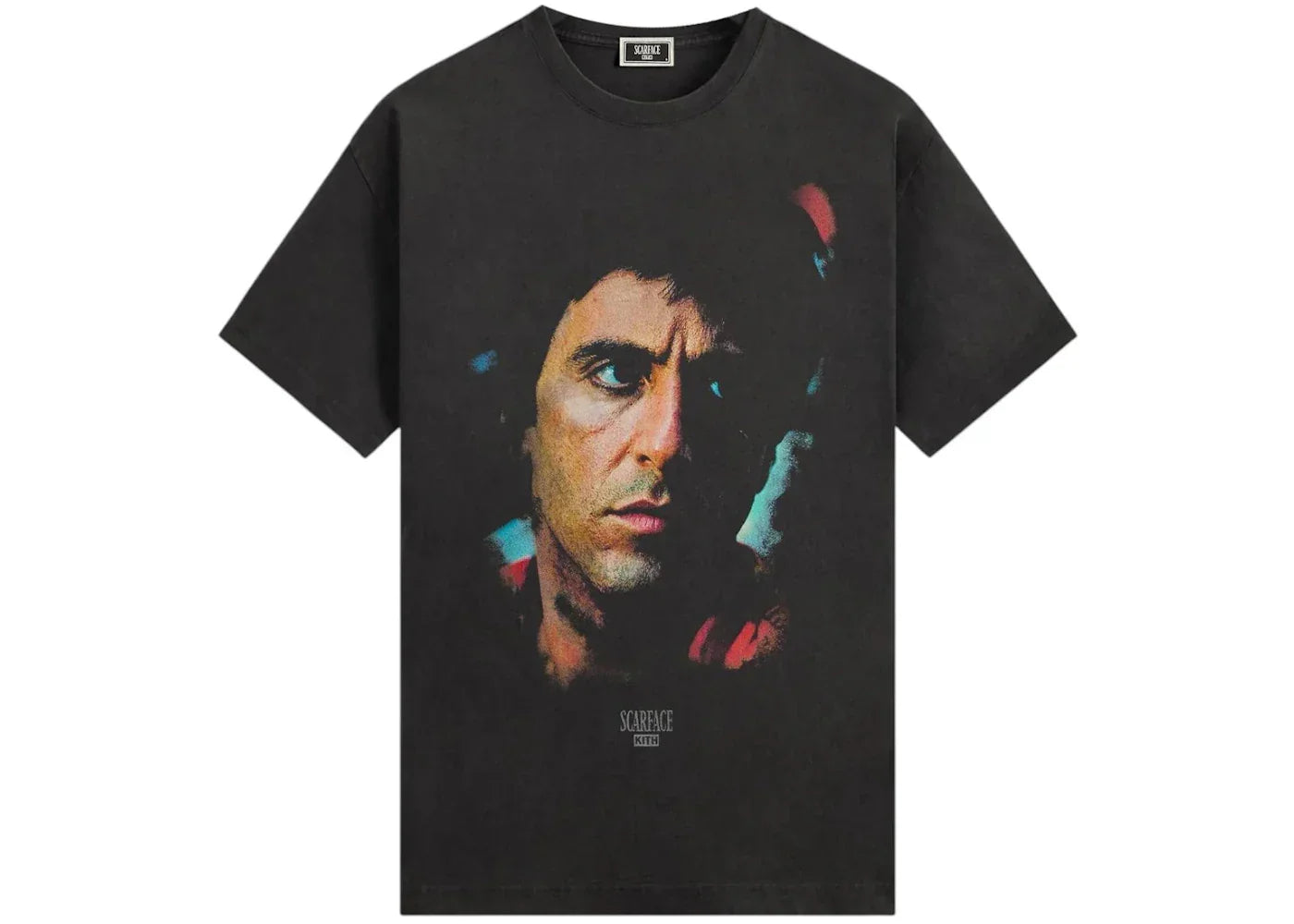 Kith x Scarface Tony Portrait Vintage Tee Black -1