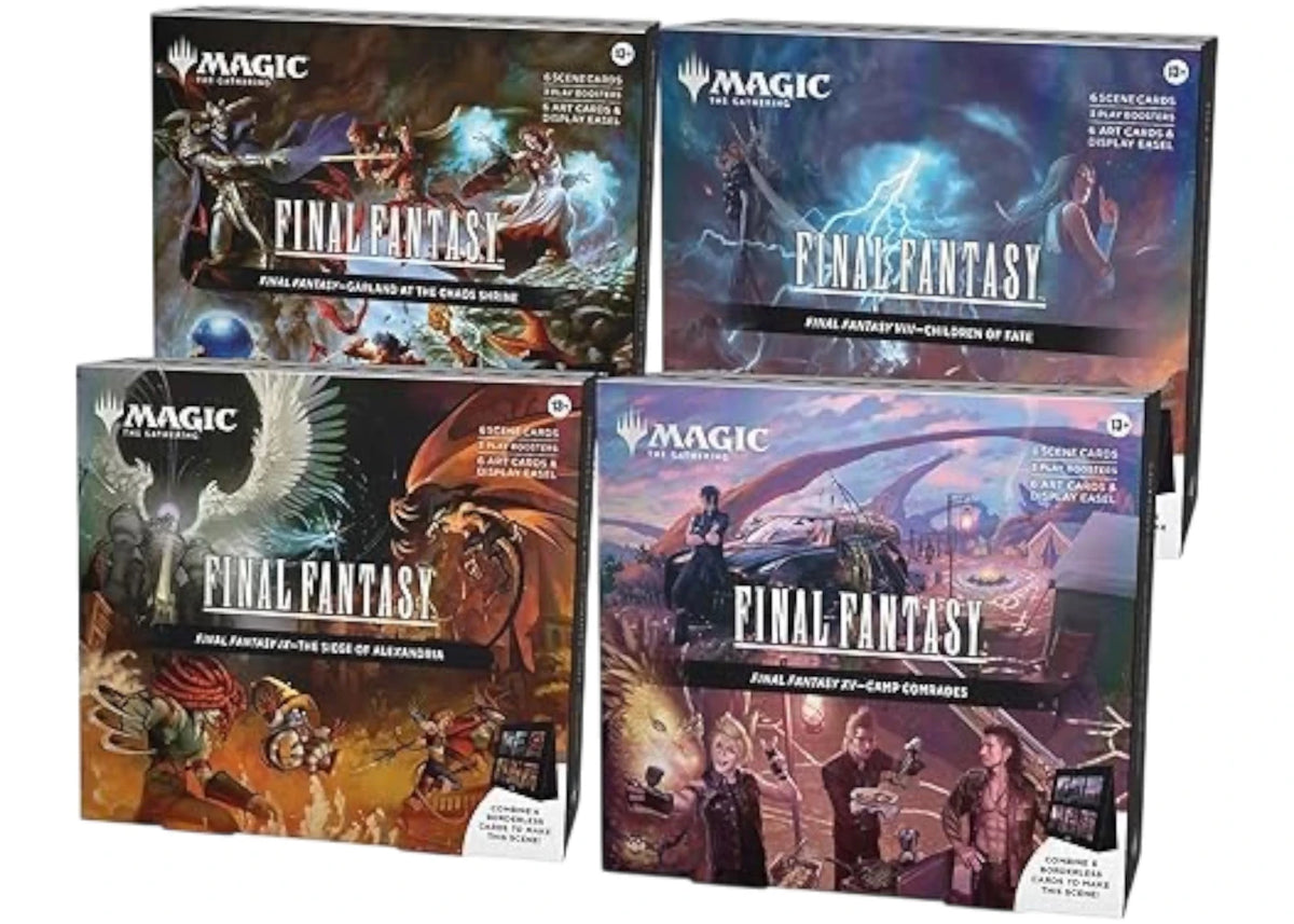Magic: The Gathering Final Fantasy XV Camp Comrades / The Siege of Alexandria / Children of Fate / Garland at the Chaos Shrine Scene Bundle Box -1