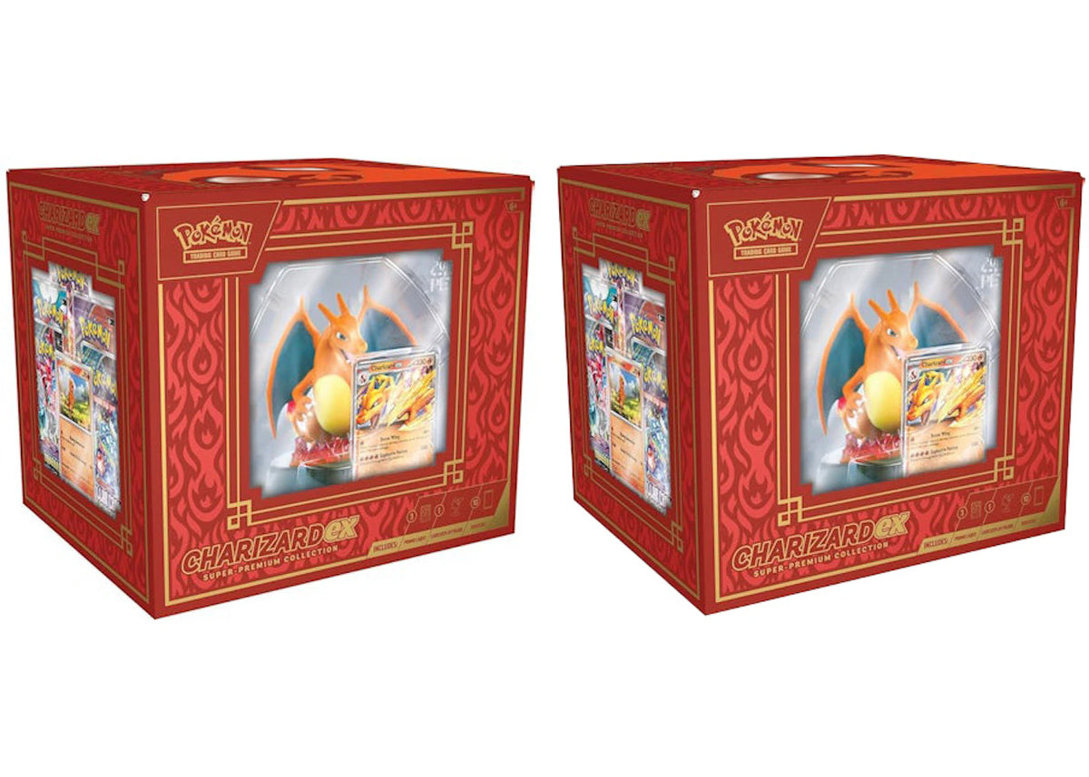 Pokémon Charizard EX Super Premium Collection Box 2x Lot -1