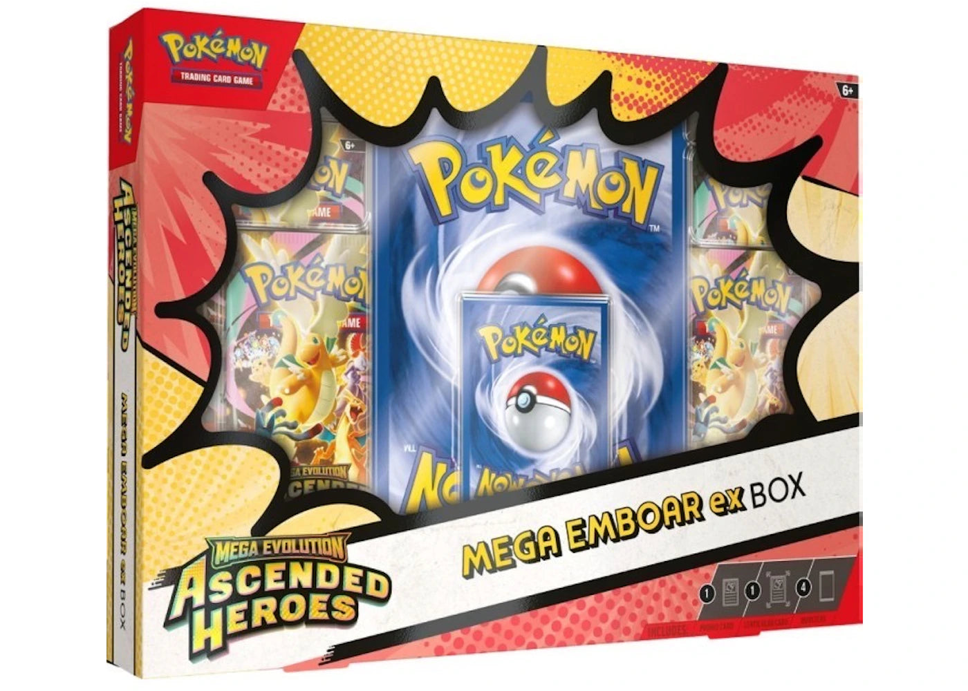 2026 Pokemon Mega Evolution Ascended Heroes Mega Emboar ex Box -1