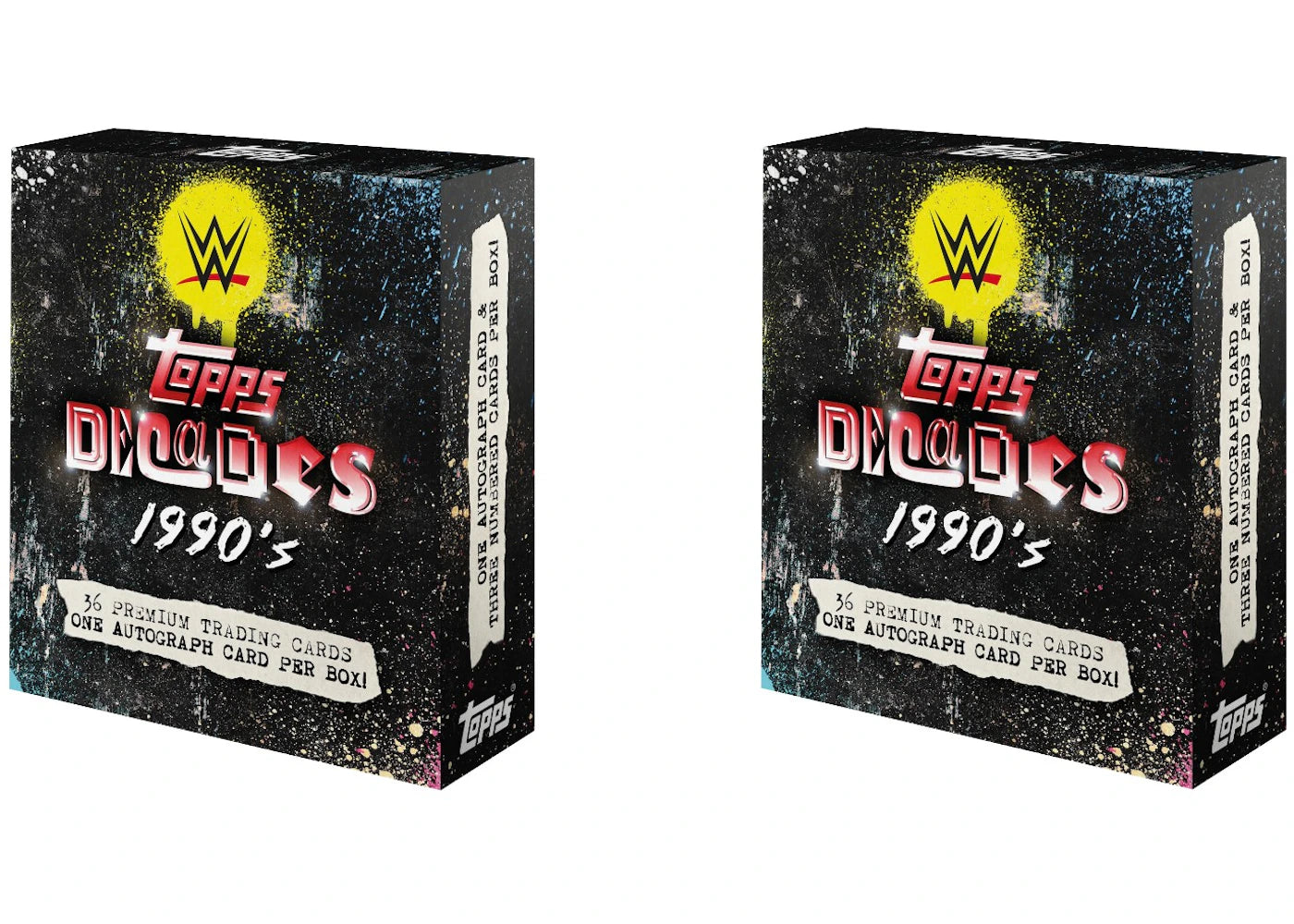 2026 Topps WWE Decades WWE 90s Edition Hobby Box 2x Lot -1