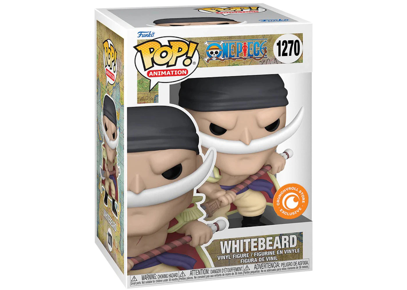 Funko Pop! Animation One Piece Whitebeard Crunchy Roll Exclusive Figure #1270 -1