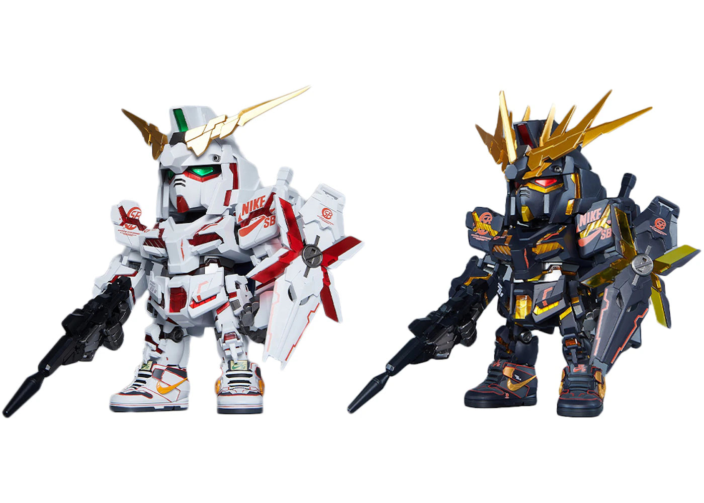 Bandai Gundam x Nike SB Unicorn Action Figure Set -1