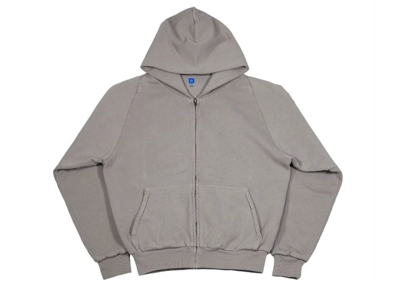 Yeezy x Gap Zip Up Exclusive Hoodie Light Grey -1