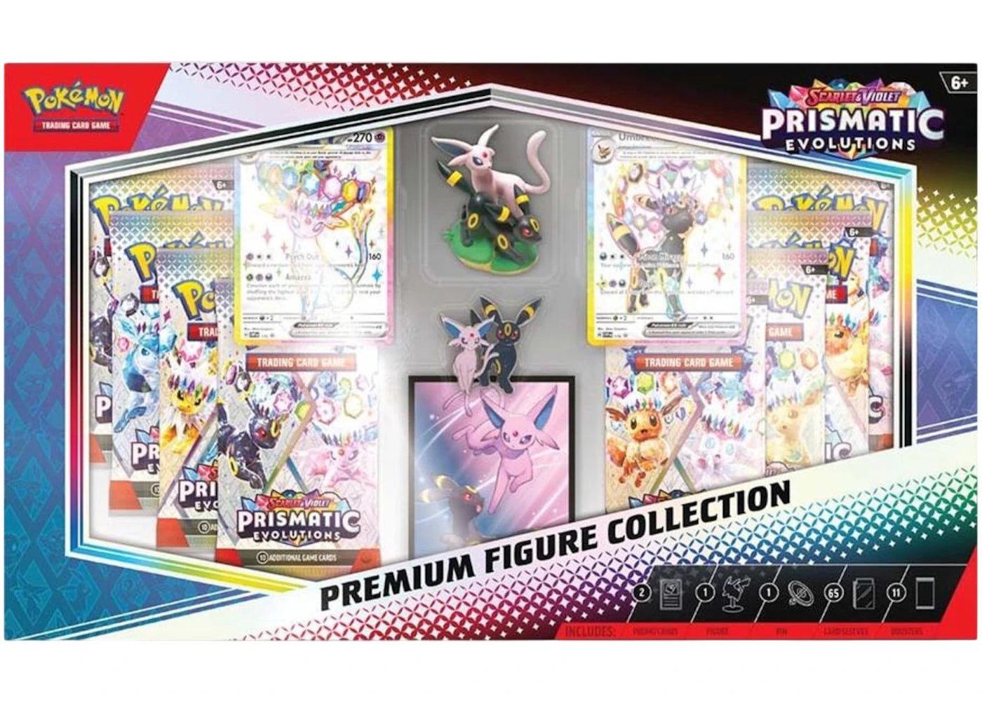 2025 Pokémon Prismatic Evolutions Premium Figure Collection Box -1
