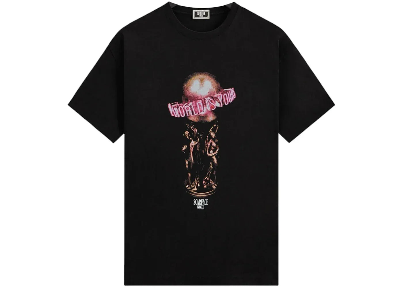 Kith x Scarface The World Is Yours Tee Black -1