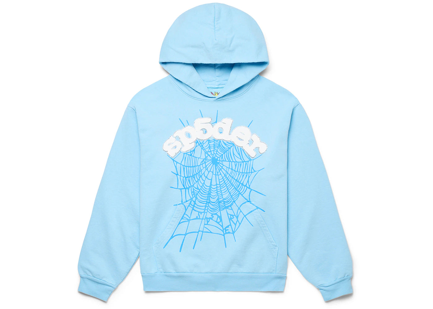Sp5der Web Hoodie Sky Blue -1