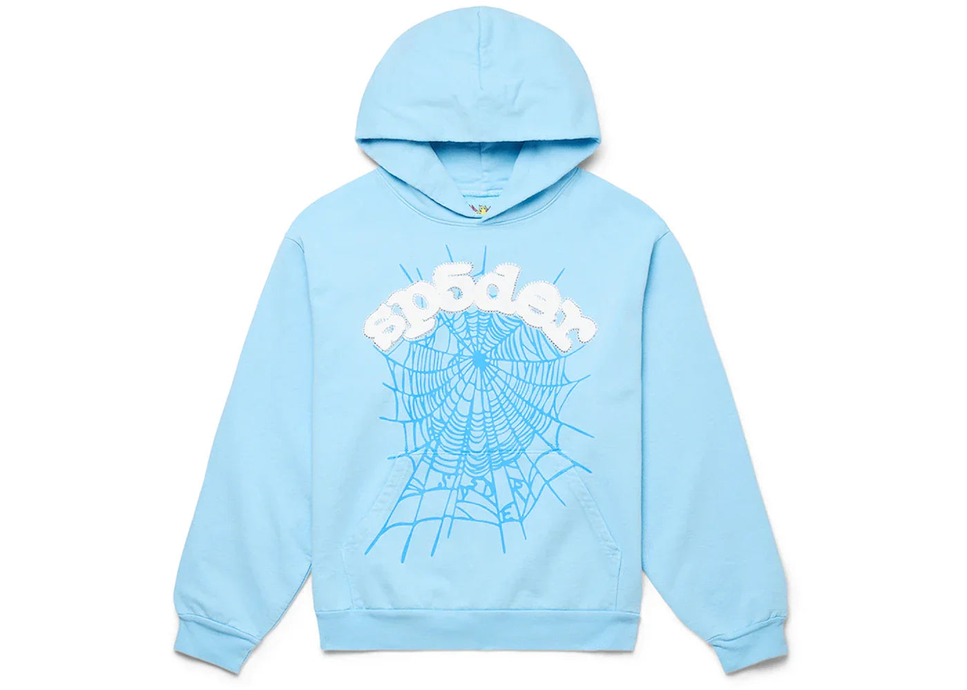 Sp5der Web Hoodie Sky Blue -1