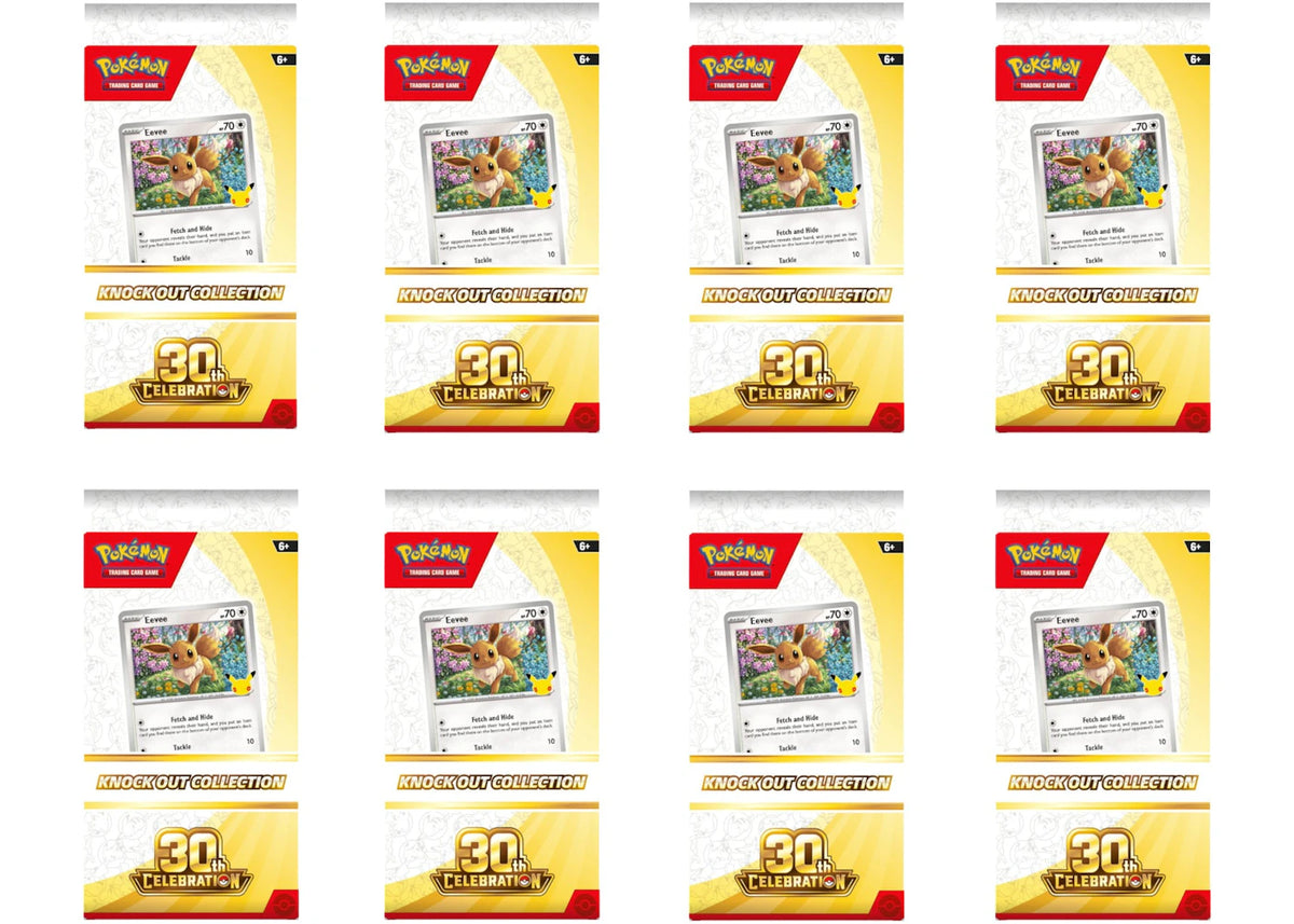 2026 Pokémon Mega Evolution 30th Celebration Knock Out Collection 8x Lot -1