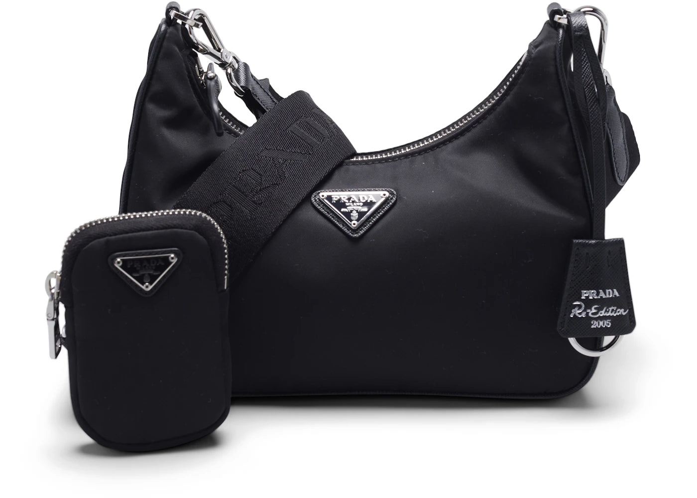 Prada Re-Edition 2005 Shoulder Bag Nylon Black -1
