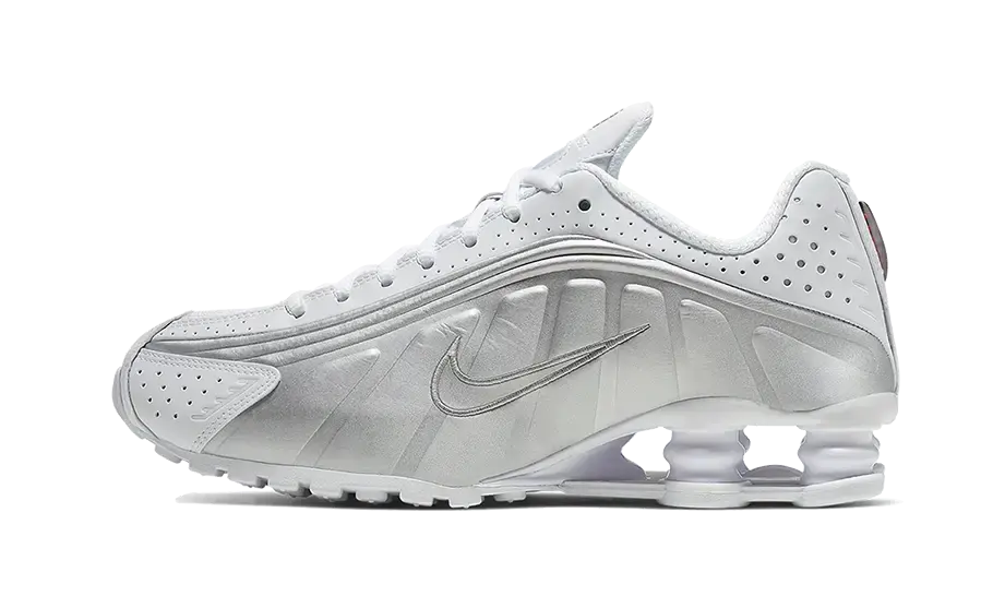 Nike Shox R4 White Metallic Silver 2019 2024 W MTHOR SHOP