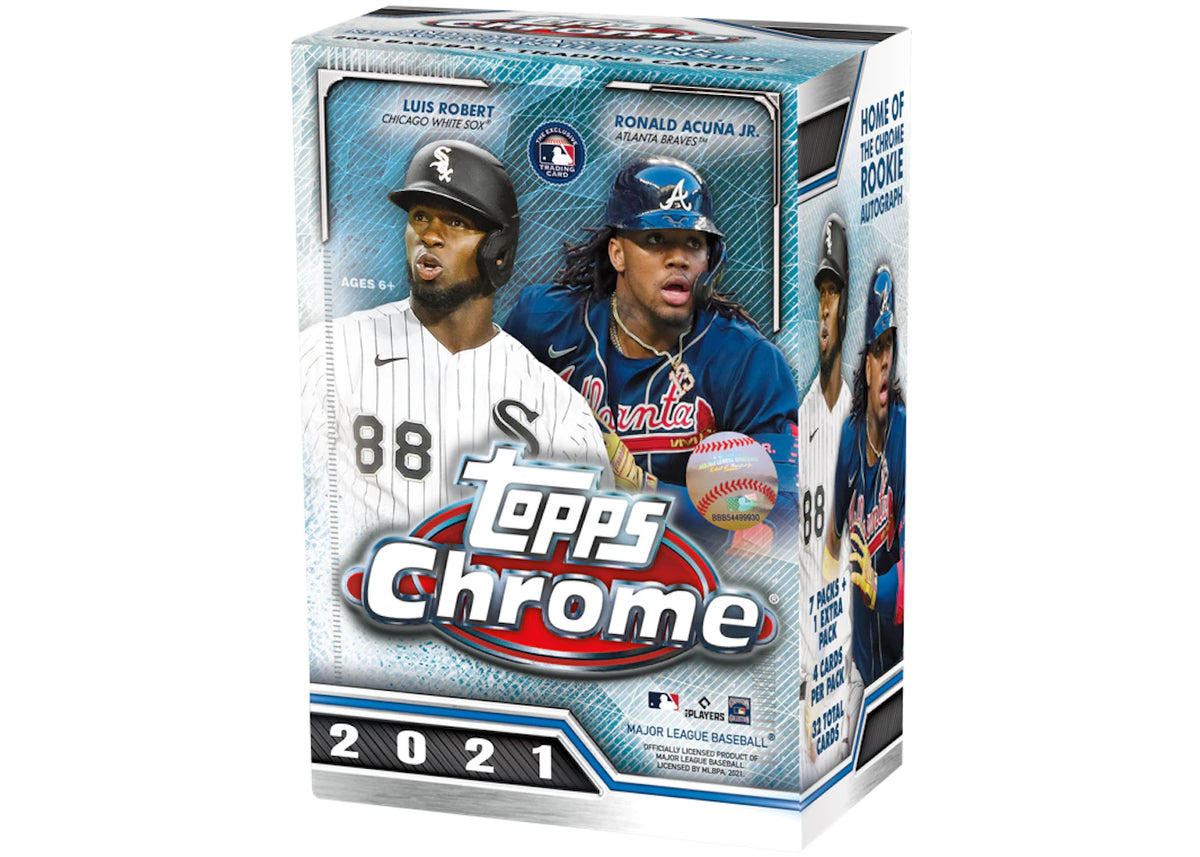 2021 Topps Chrome Baseball Blaster Box -1