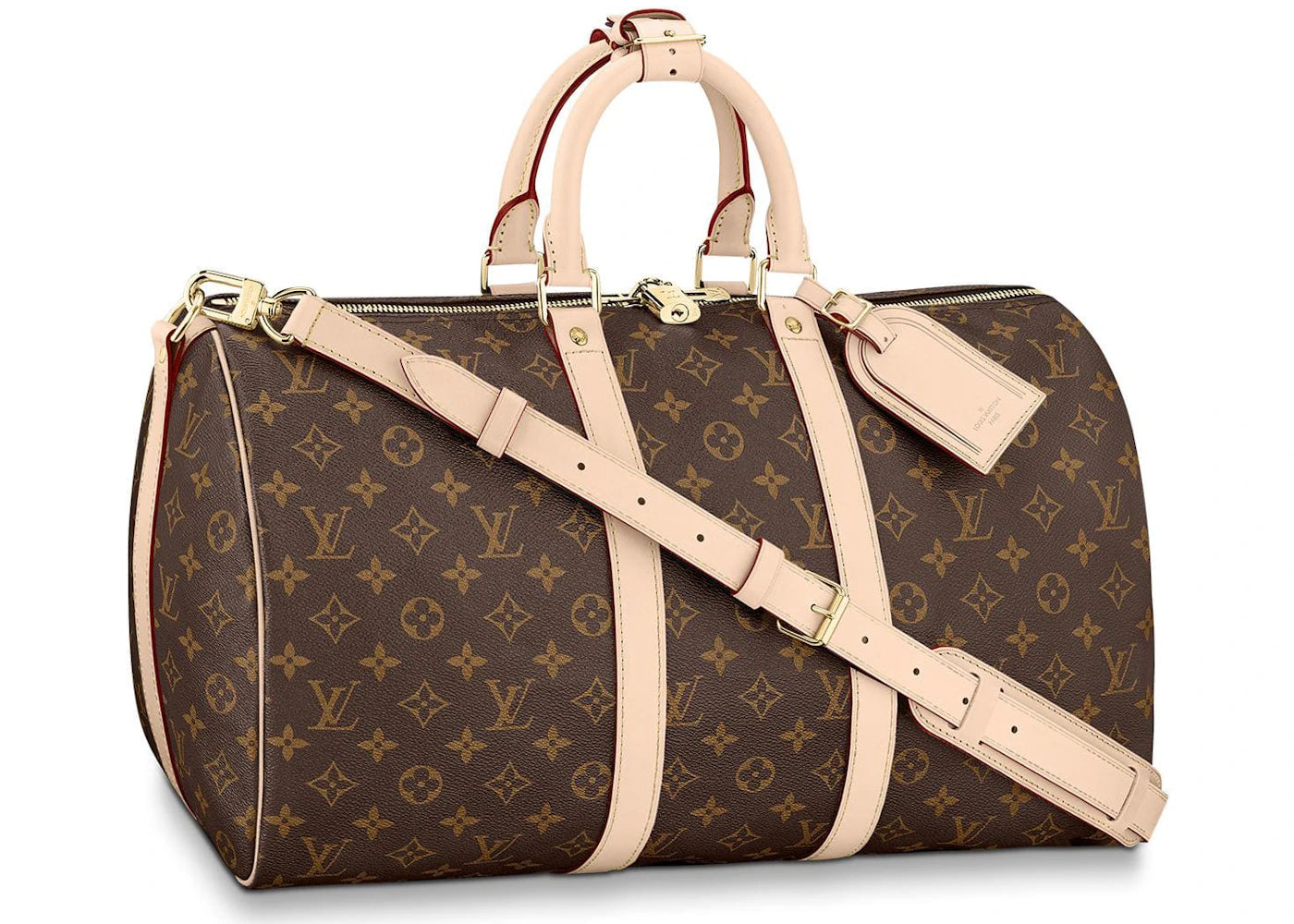 Louis Vuitton Keepall Bandouliere Monogram 45 Brown -1