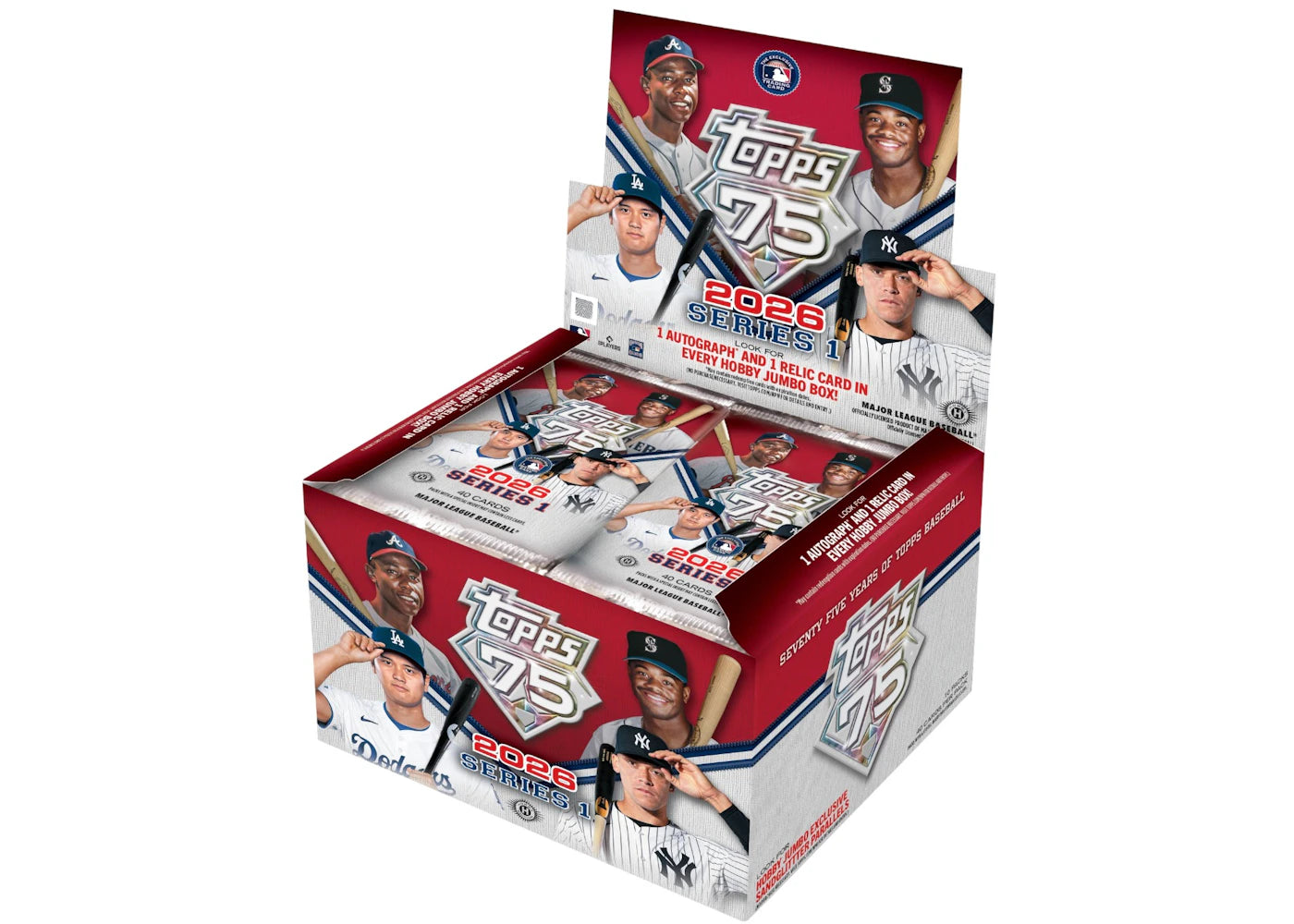 2026 Topps Series 1 Baseball Hobby Jumbo Box -1