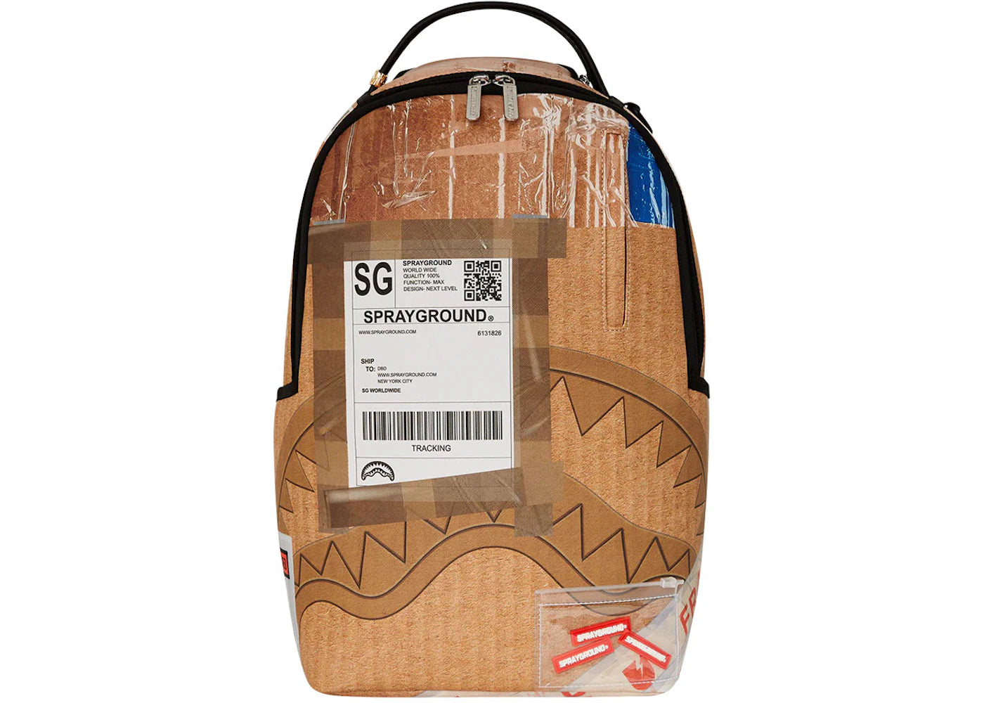 Sprayground Overnight Delivery Backpack Brown -1