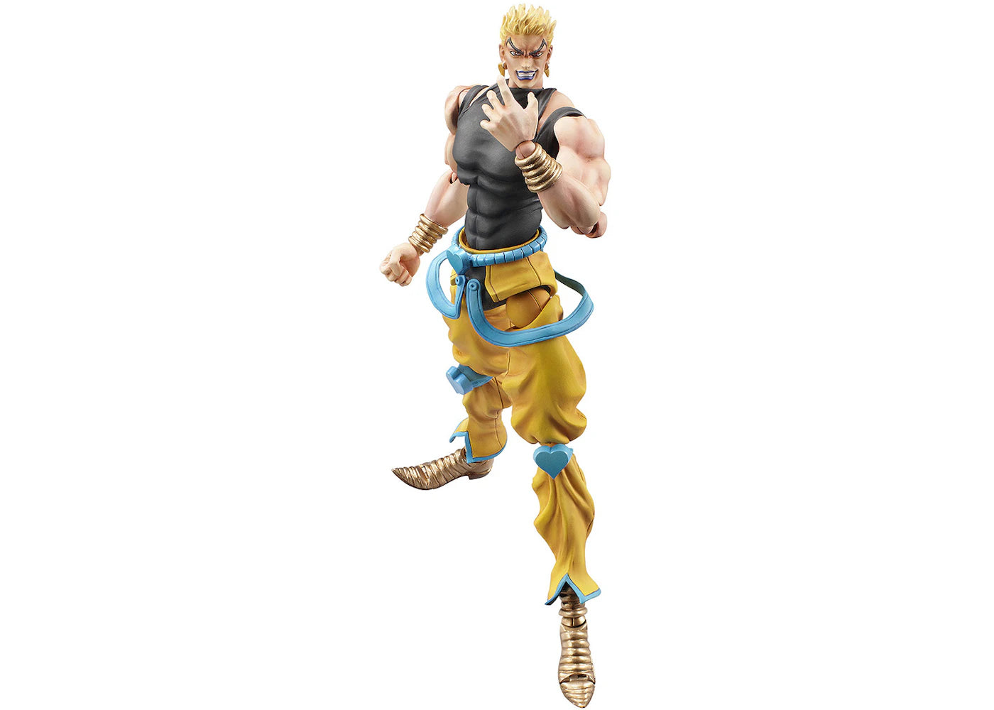 Medicom Super Action Statue JoJo's Bizarre Adventure Part 3 Stardust Crusaders Dio Brando Awakening Vesion Action Figure Black & Yellow -1