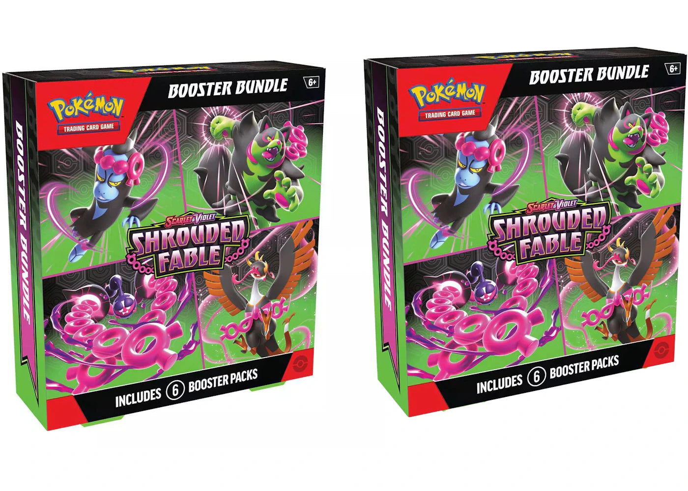 Pokémon Scarlet & Violet Shrouded Fable Booster Box 2x Lot -1
