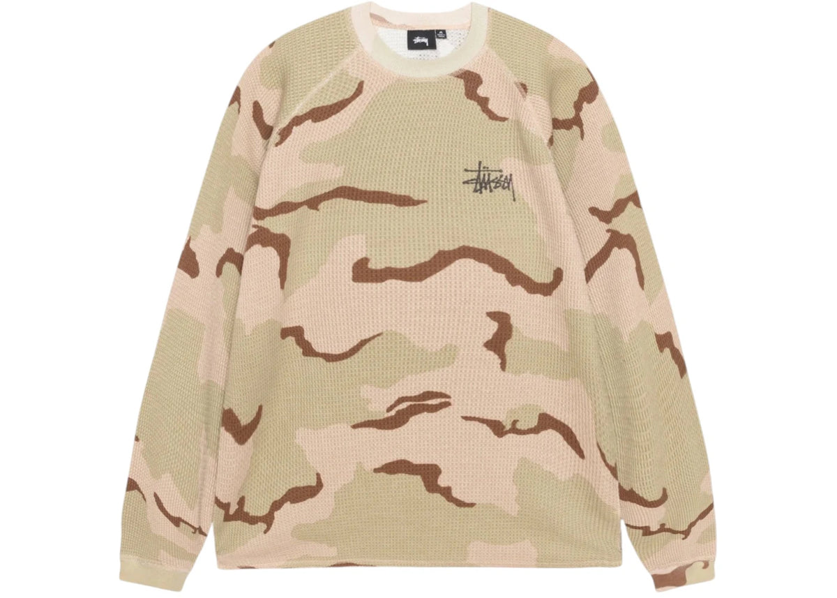 Stussy Basic Thermal Sand Camo -1