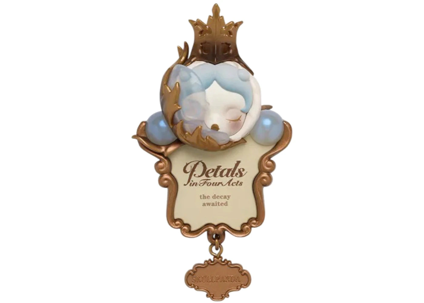 Pop Mart SKULLPANDA Petals in Four Acts Series The Decay Awaited Secret Edition Fridge Magnet -1
