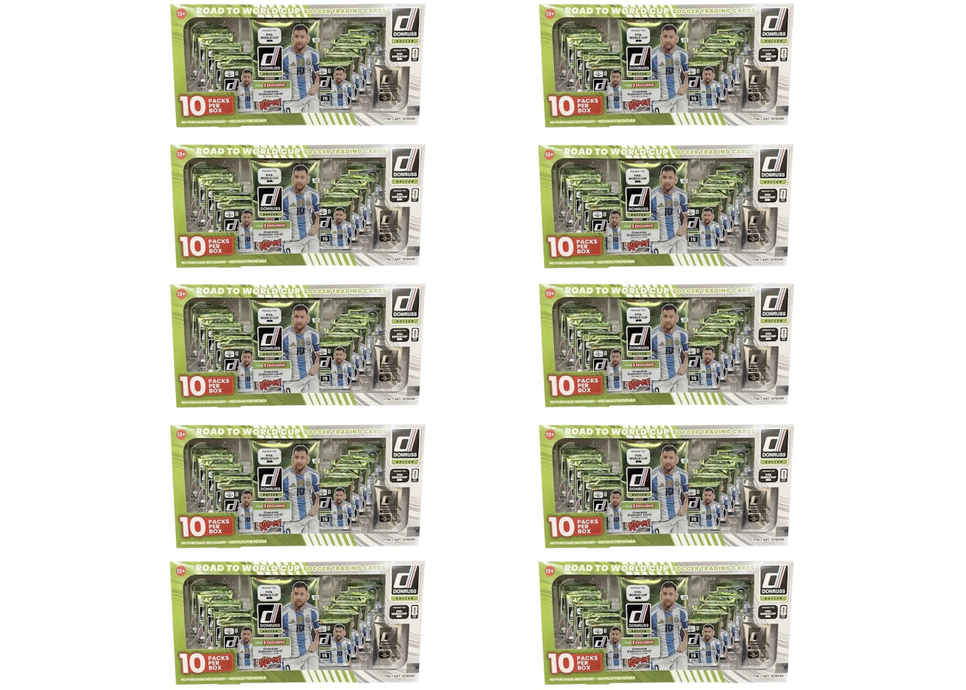 2025 Panini Donruss Soccer Road to the FIFA World Cup (Costco Exclusive) Collection Box 10x Lot -1