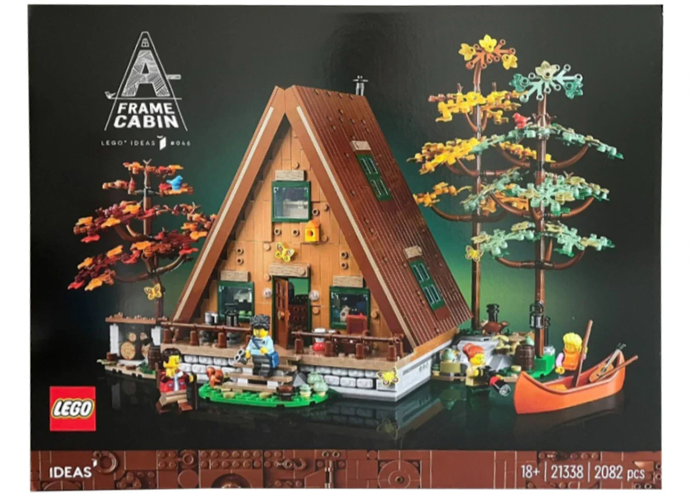 LEGO Ideas A-Frame Cabin Set 21338 -1