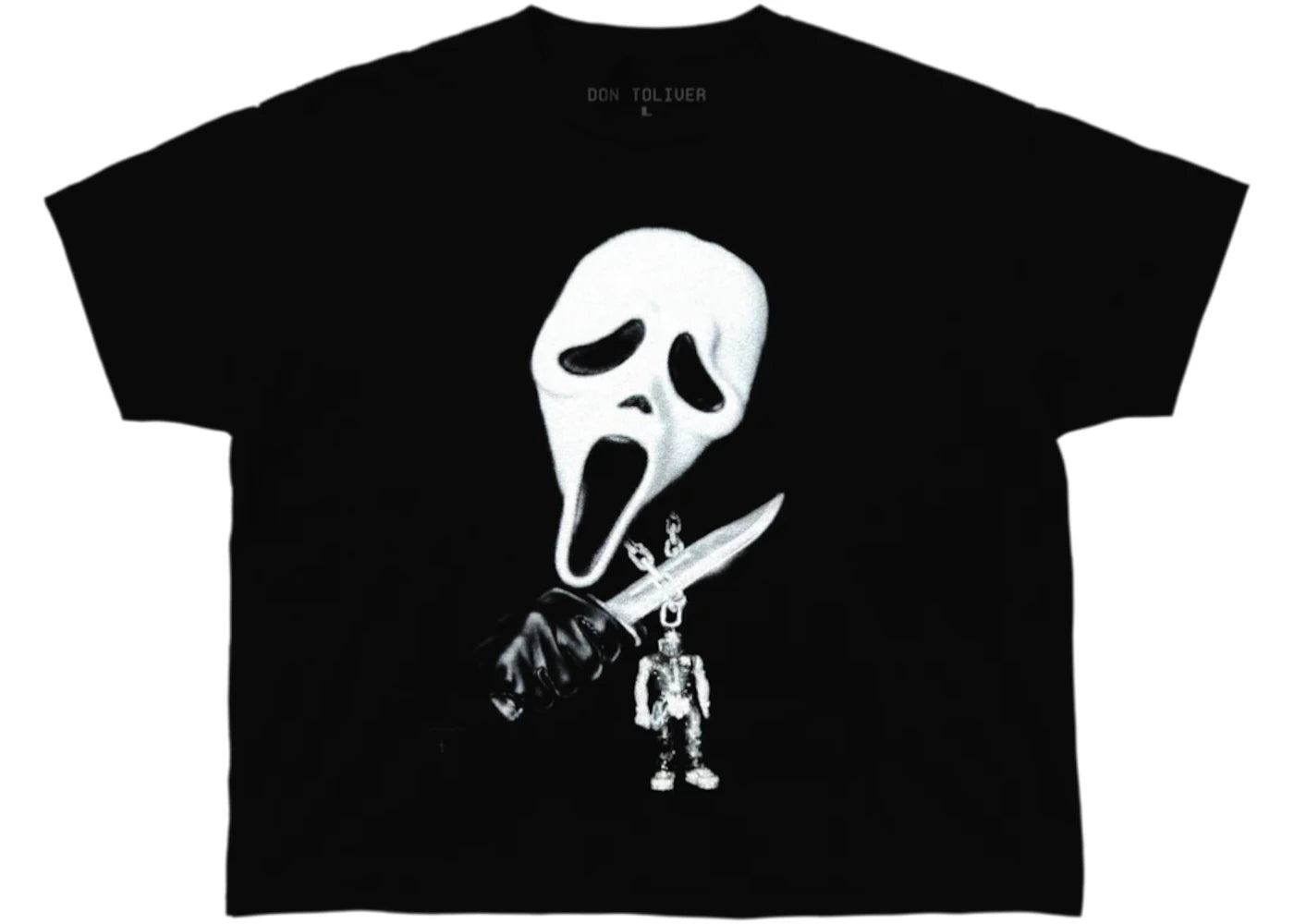 Don Toliver x Scream x CJ Favorite Scary Movie Tee Black -1