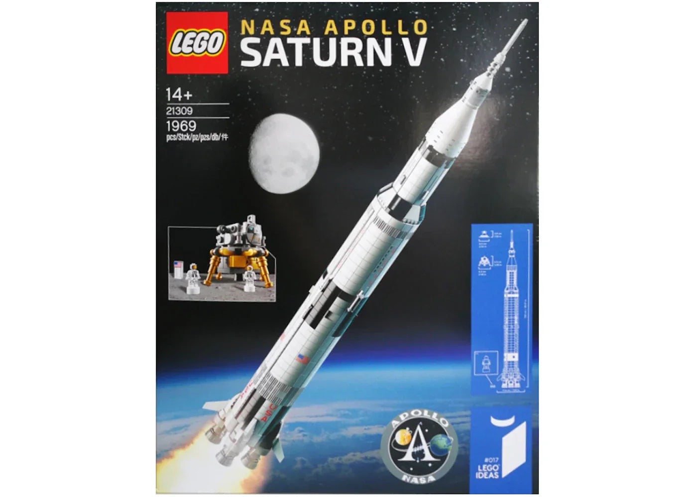 LEGO Ideas NASA Apollo Saturn V Set 21309-1