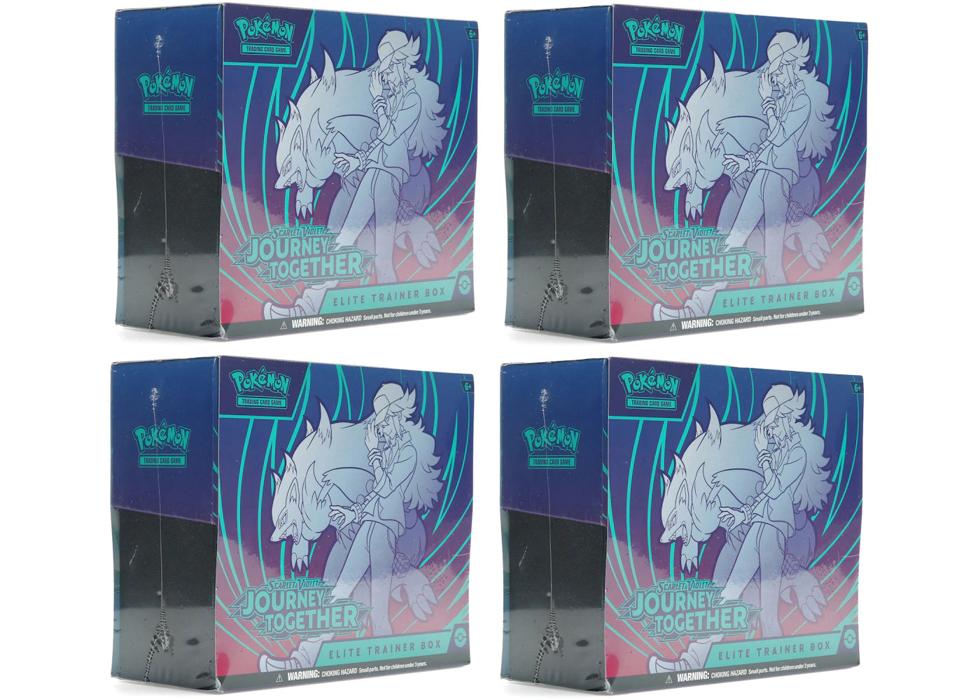 2025 Pokémon Scarlet & Violet Journey Together Elite Trainer Box 4x Lot -1