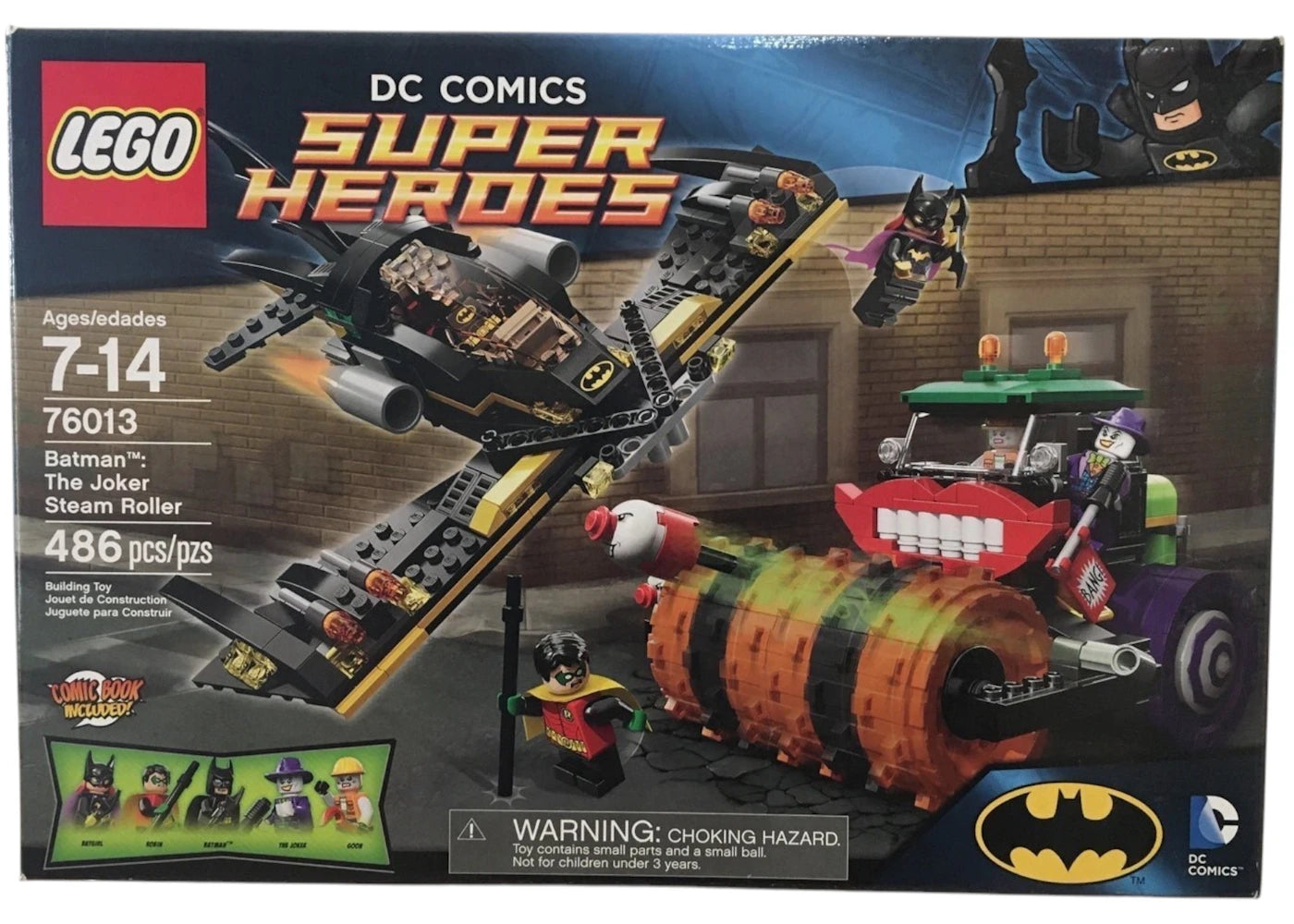 LEGO DC Comics Super Heroes Batman: The Joker Steam Roller Set 76013 -1