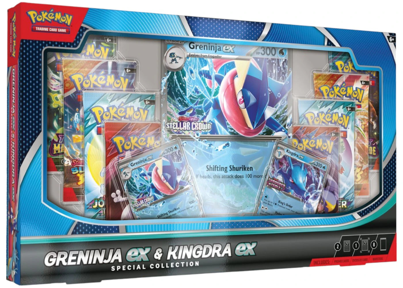 Pokémon Greninja & Kingdra ex Special Collection Box -1