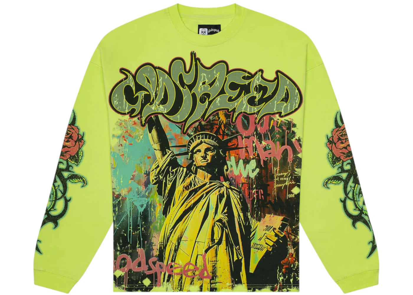 Godspeed Vandal L/S T-shirt Volt Green -1