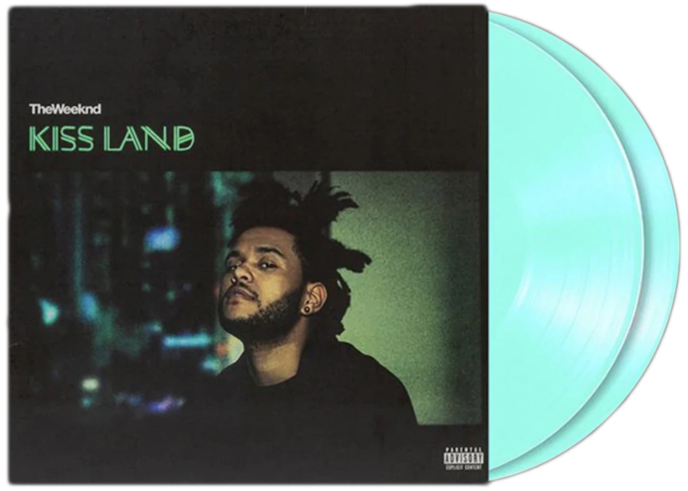 The Weeknd Kiss Land Limited Edition 2XLP Vinyl Seaglass -1