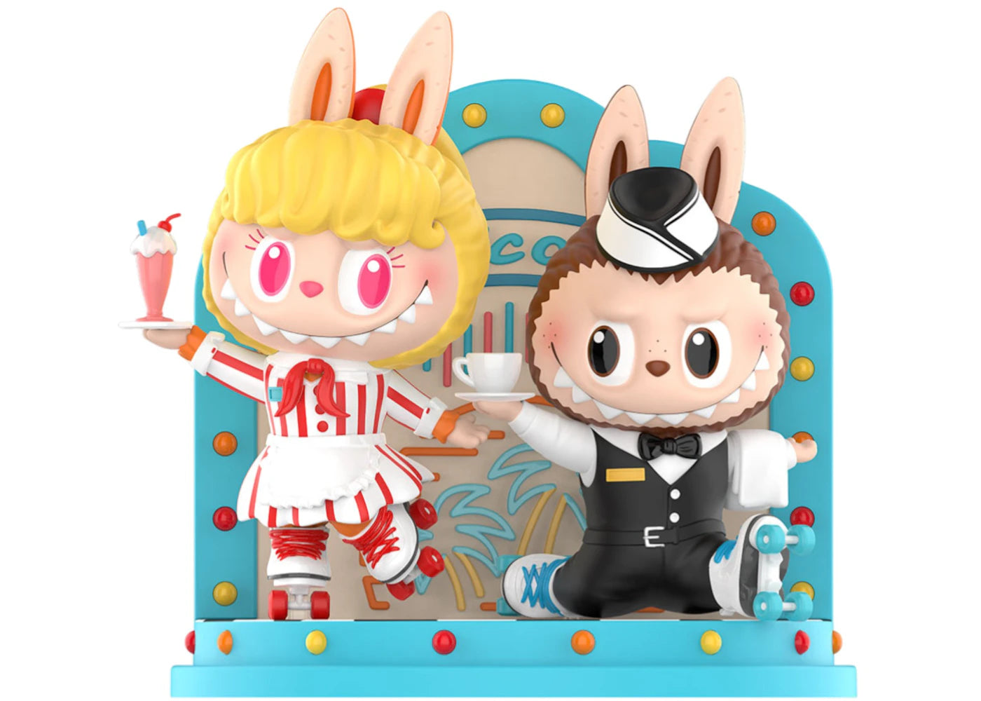 Pop Mart The Monsters Labubu Cafeteria Figure -1