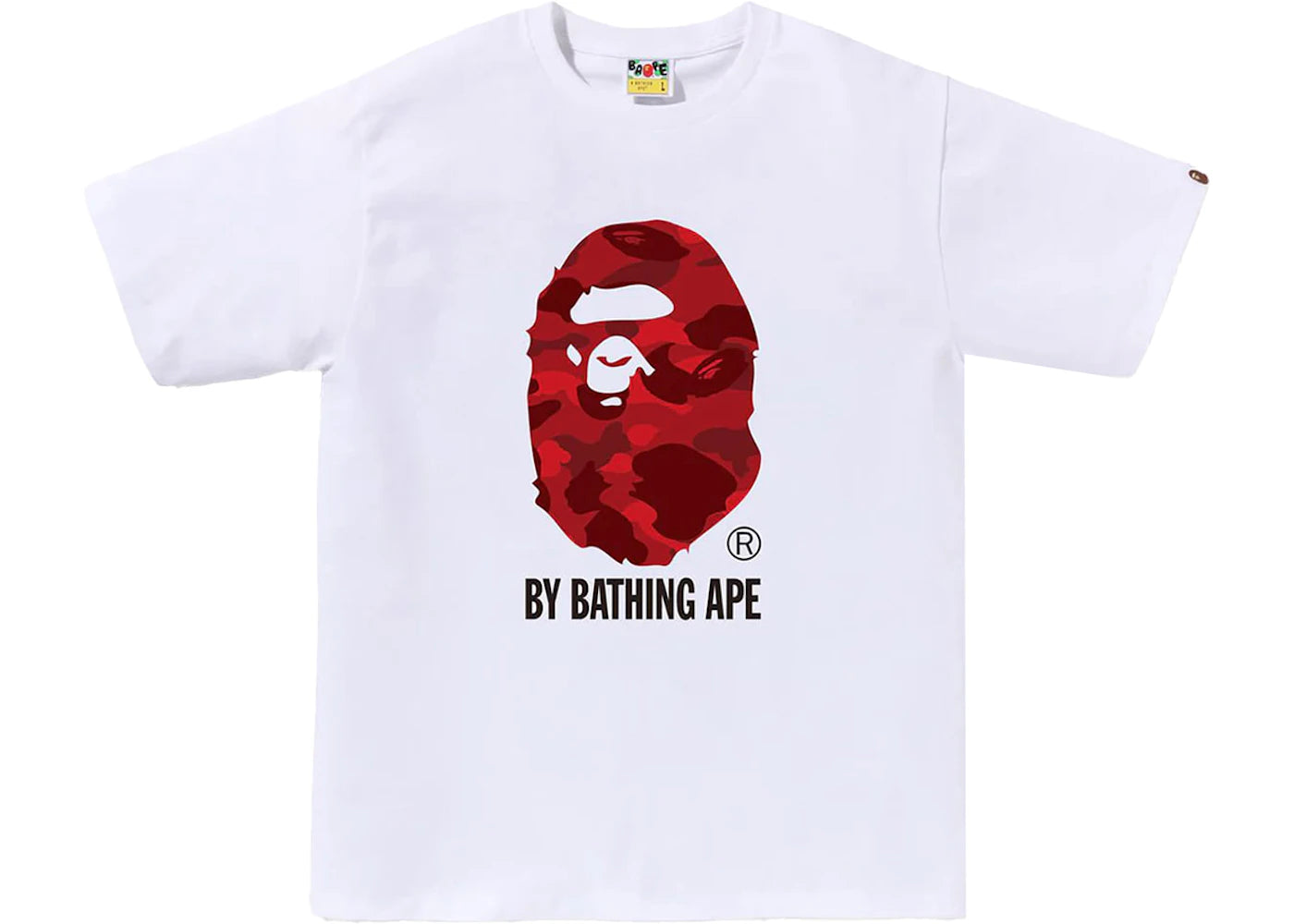 BAPE Color Camo By Bathing Ape Tee (FW24) White/Red -1