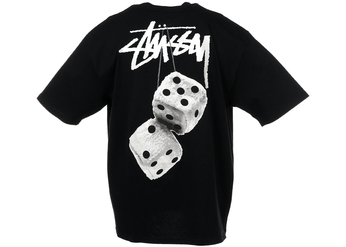 Stussy Fuzzy Dice Tee Black -1