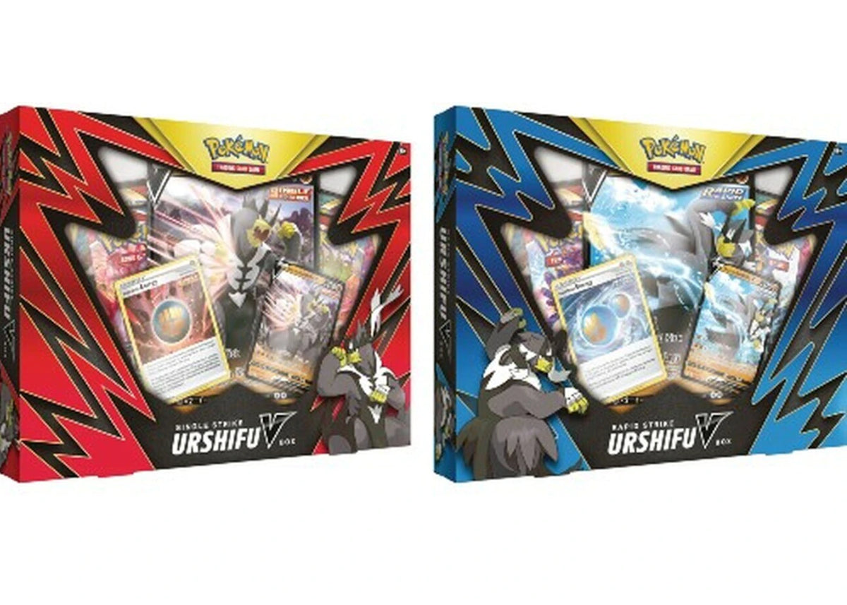 Pokémon TCG Single Strike/Rapid Strike Urshifu V Box Bundle -1