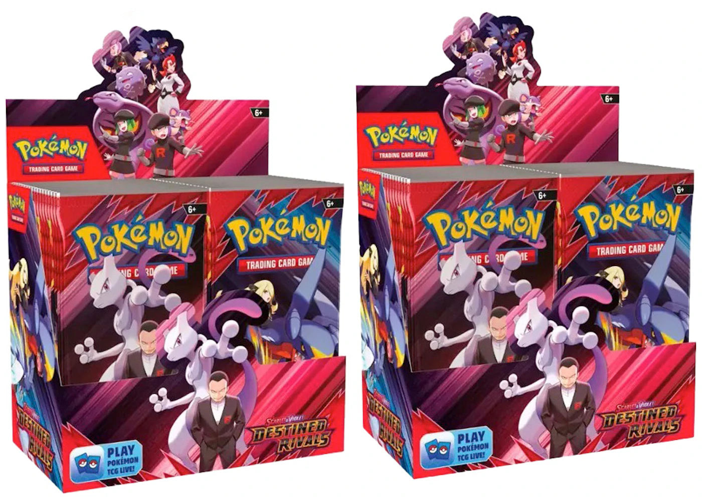 2025 Pokémon Scarlet & Violet Destined Rivals Booster Box 2x Lot -1