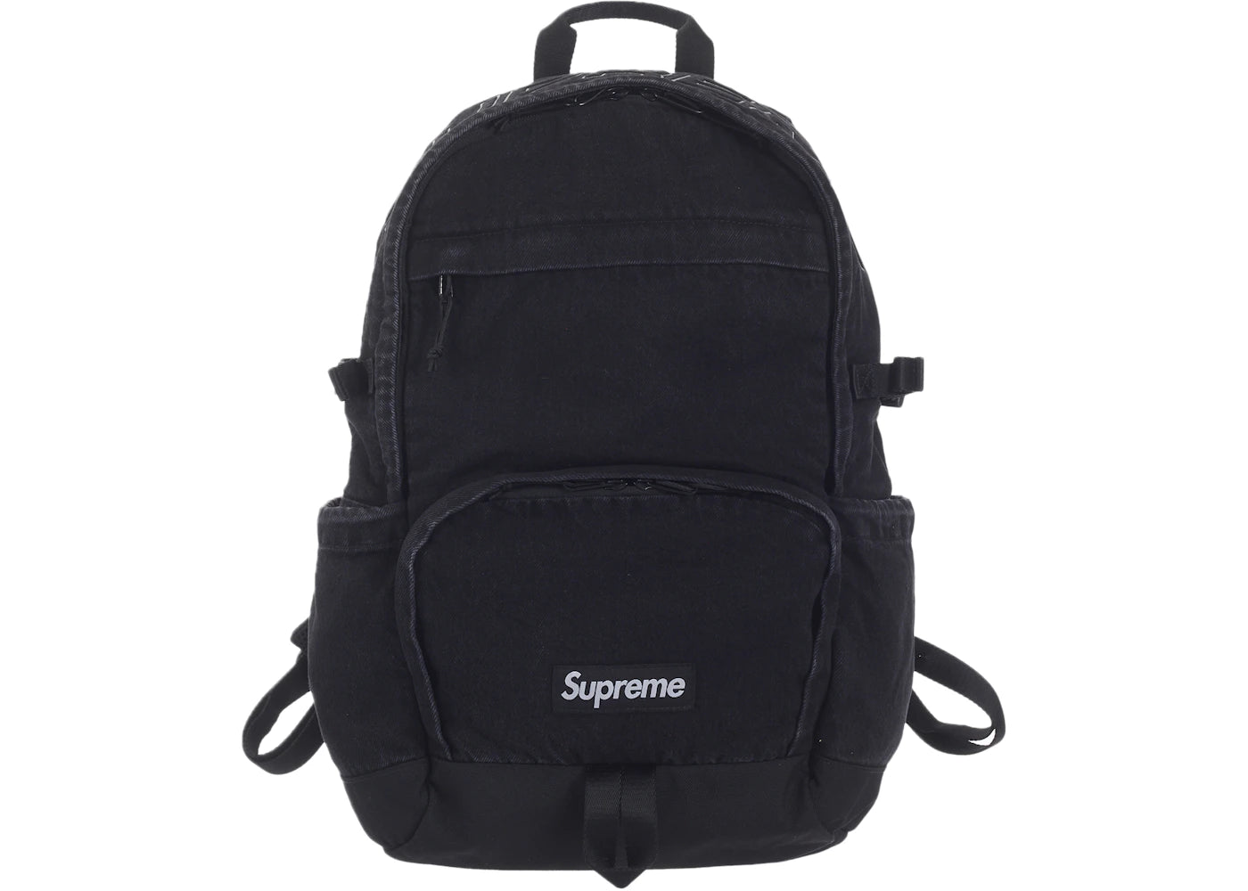 Supreme Denim Backpack Black -1