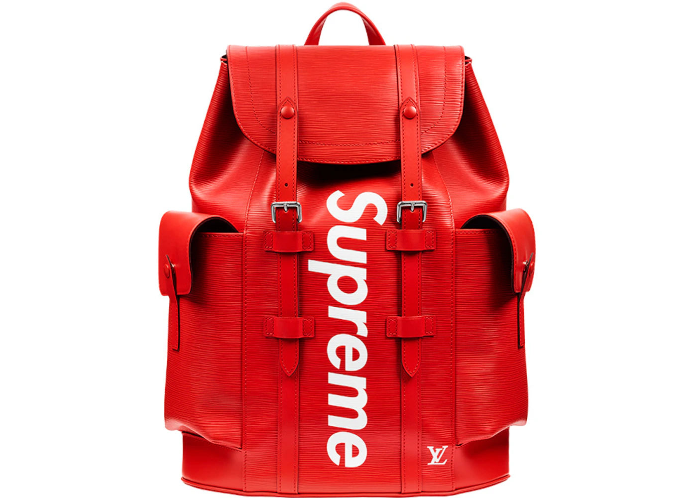 Louis Vuitton x Supreme Christopher Backpack Epi PM Red -1