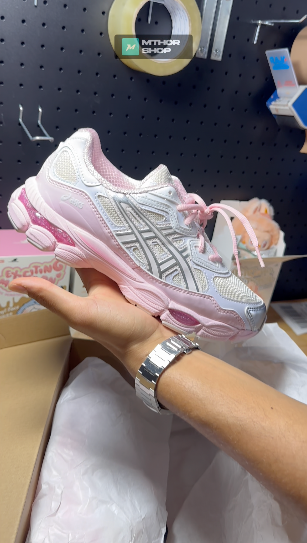 ASICS Gel-NYC Kicki Yang Zhang Pink Cream Pure Sil