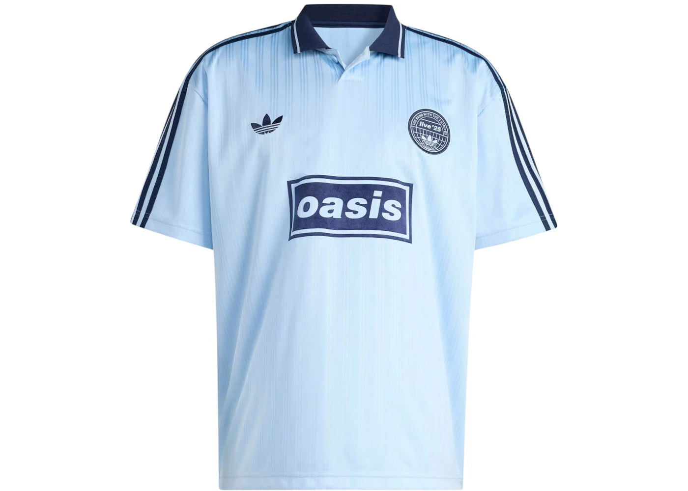 adidas x Oasis Tour Jacquard Jersey Clear Sky -1