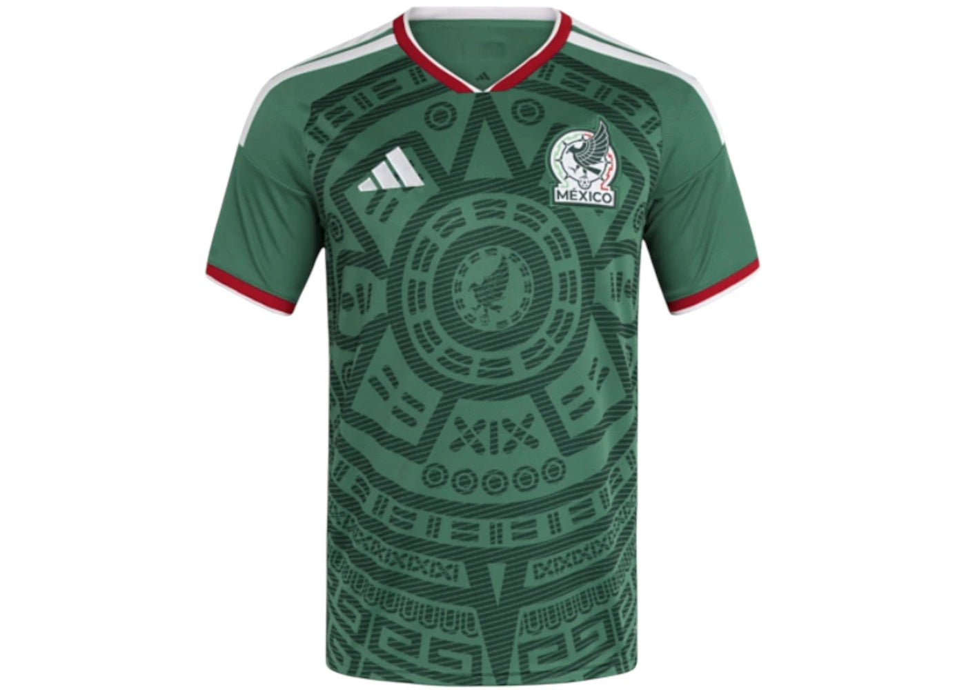 adidas Mexico 2026 Home Replica World Cup Jersey Green -1