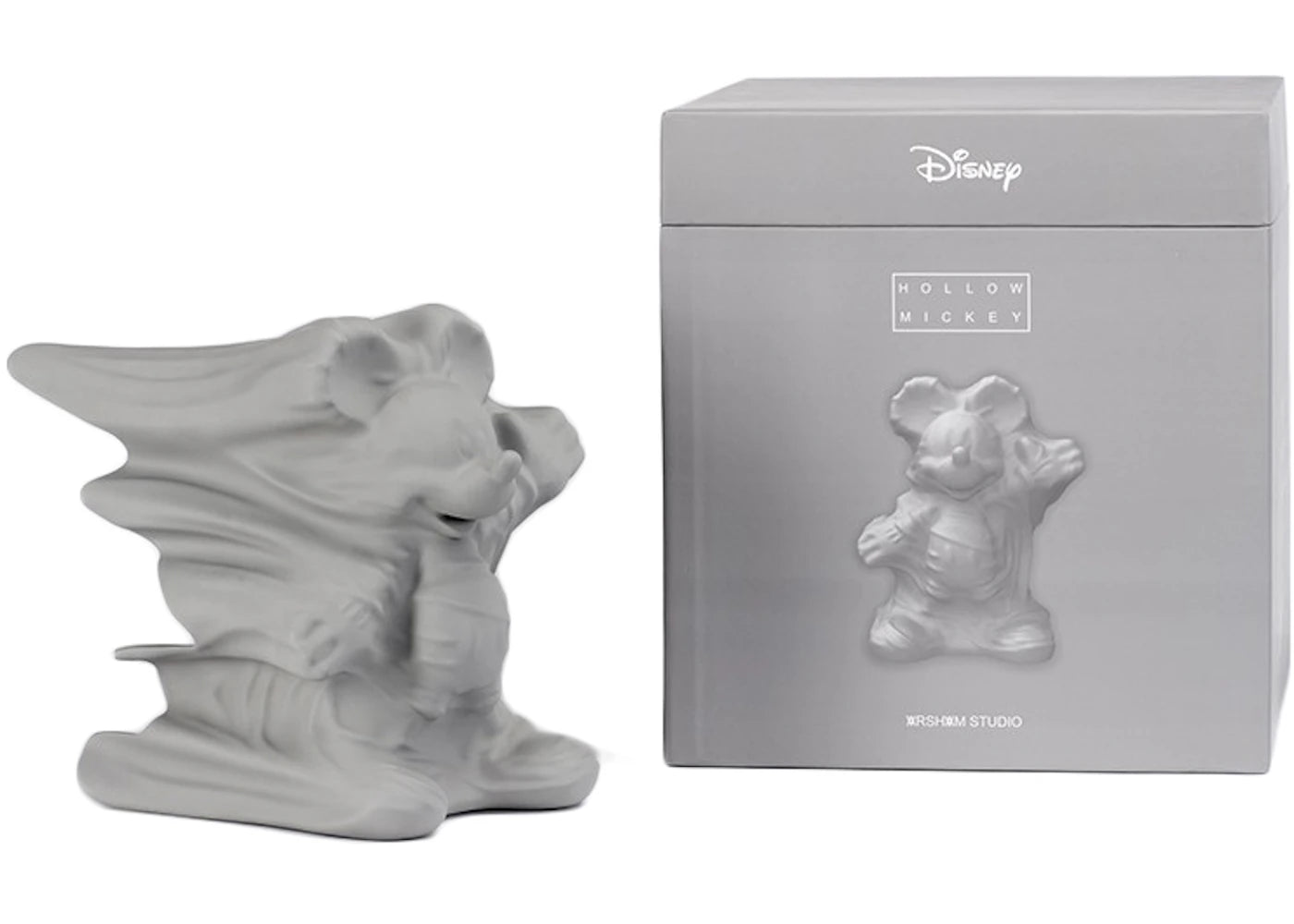 Daniel Arsham x Disney x Apportfolio Hollow Mickey Figure Grey -1