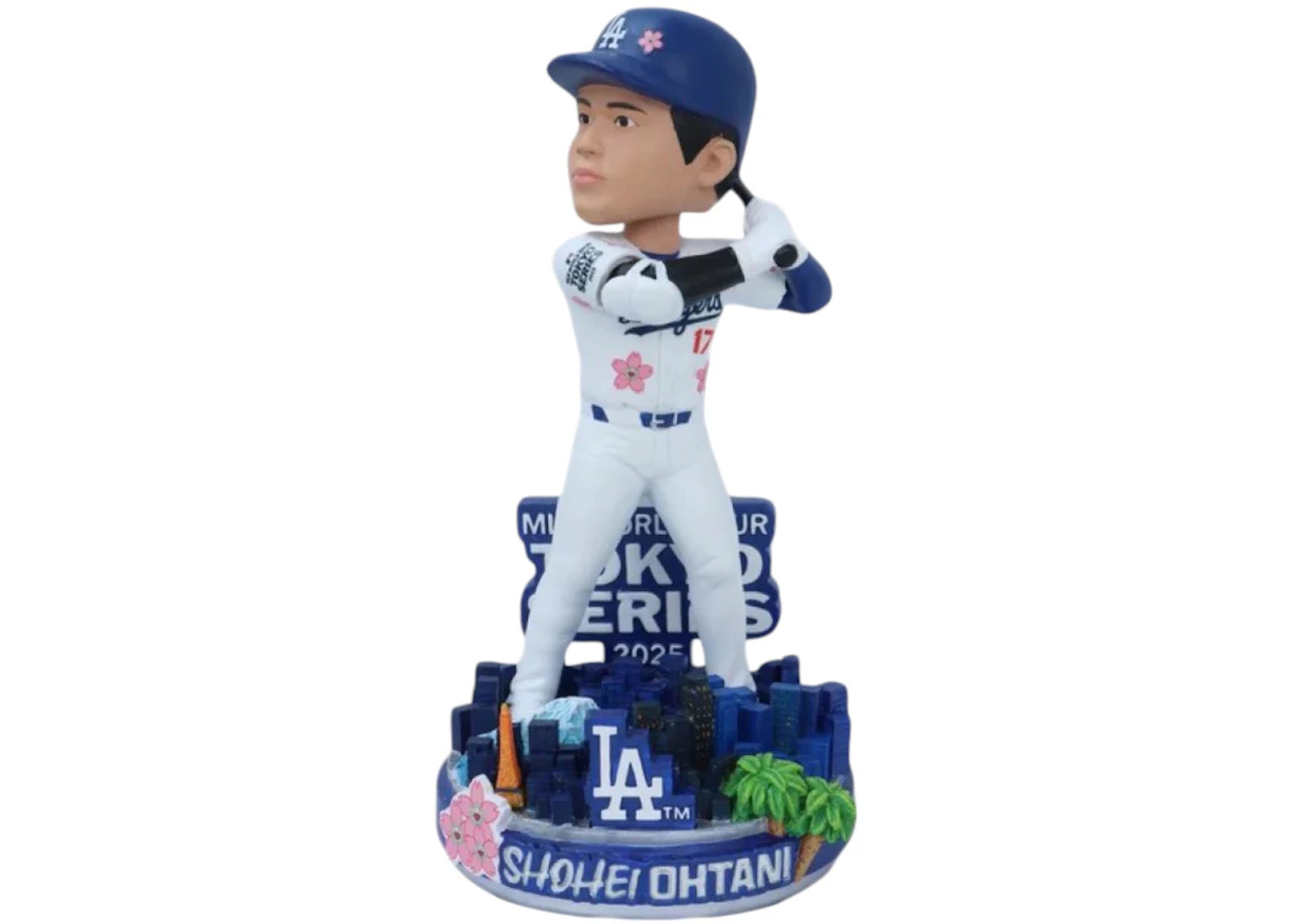 Takashi Murakami MLB World Tour Tokyo Series 2025 FOCO Shohei Ohtani Tokyo World Tour Home Uniform Bobblehead -1