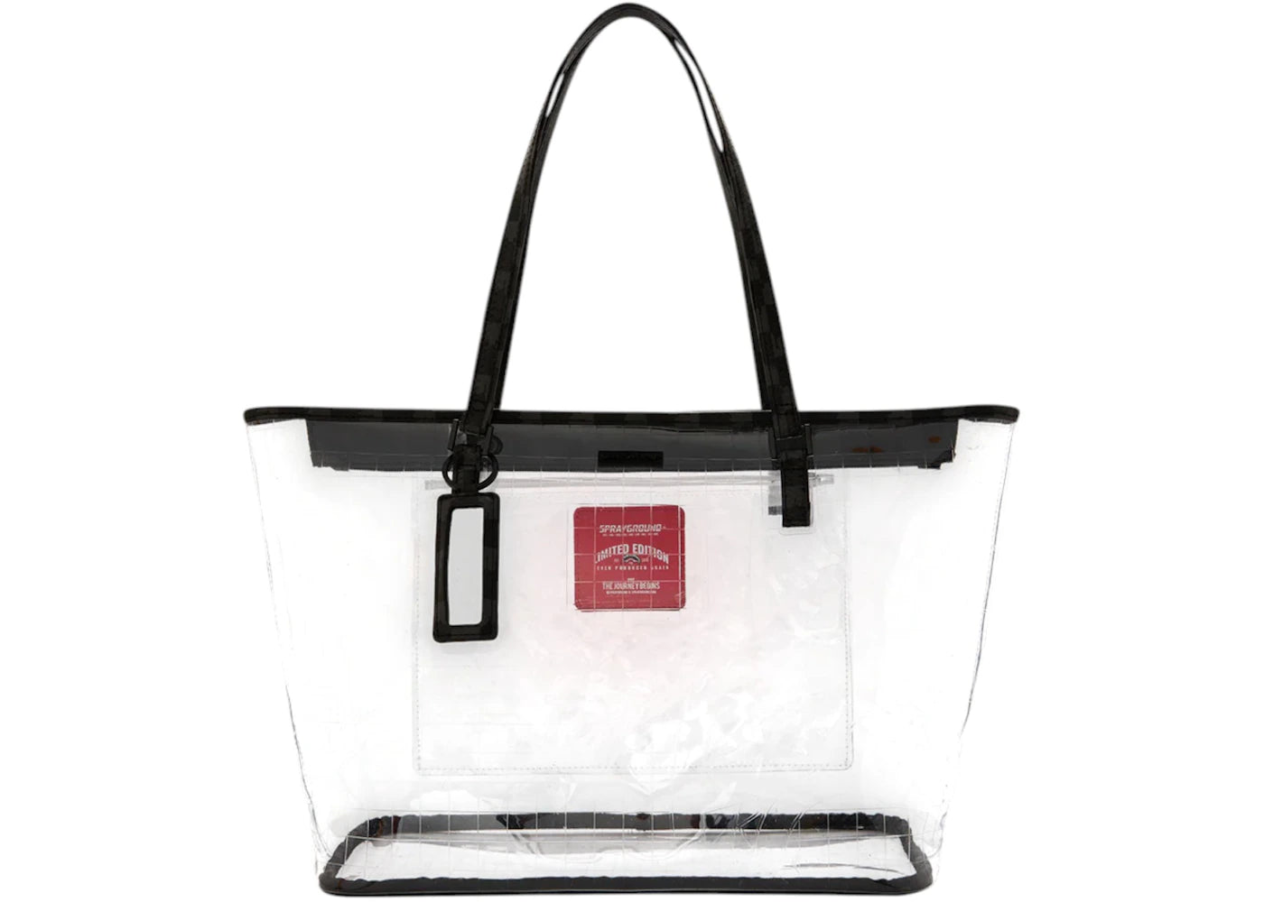 Sprayground Fully Clear Sharks In Paris Tote Clear -1