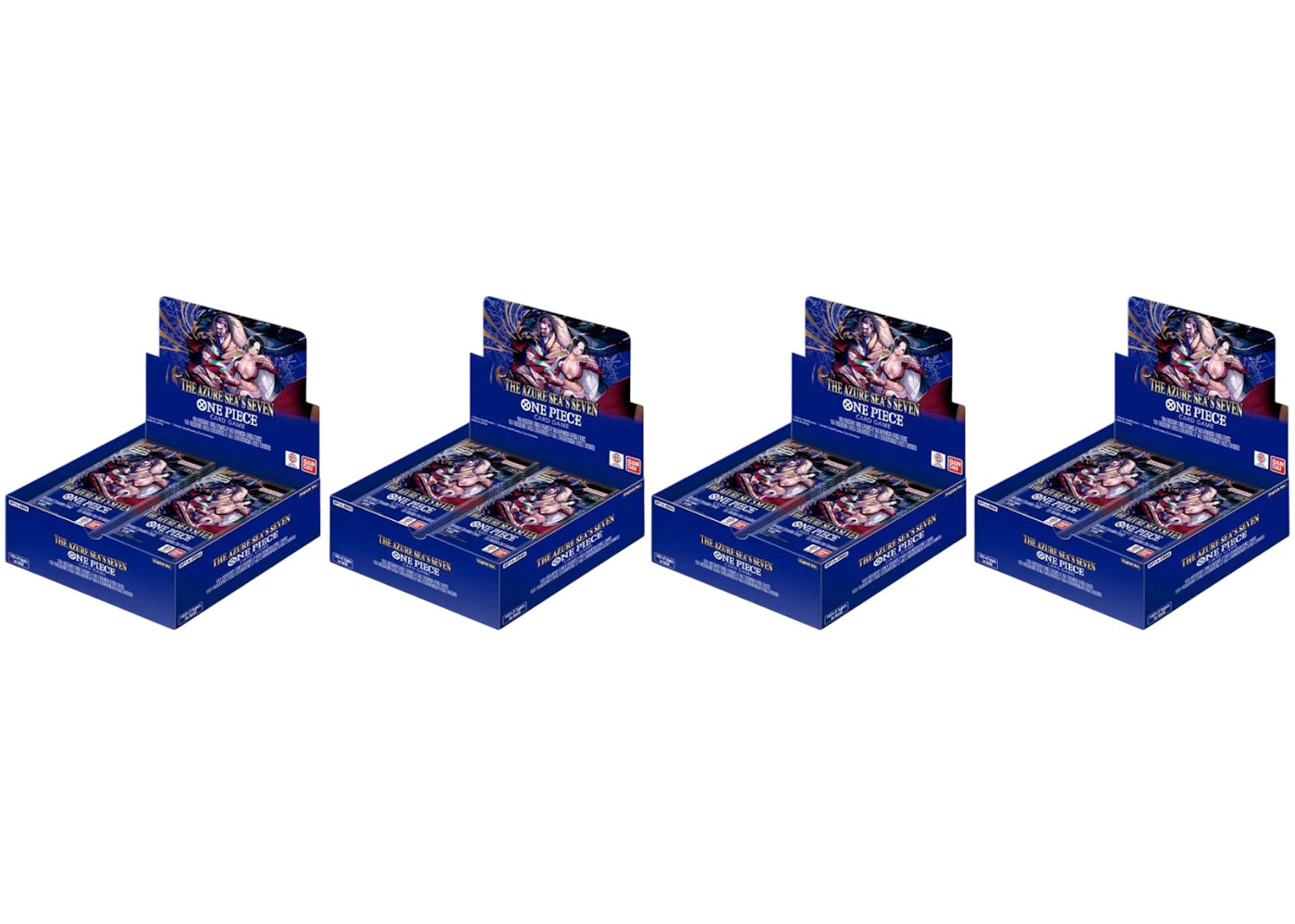 Bandai One Piece The Azure Sea's Seven (OP14-EB04) Booster Box 4x Lot -1