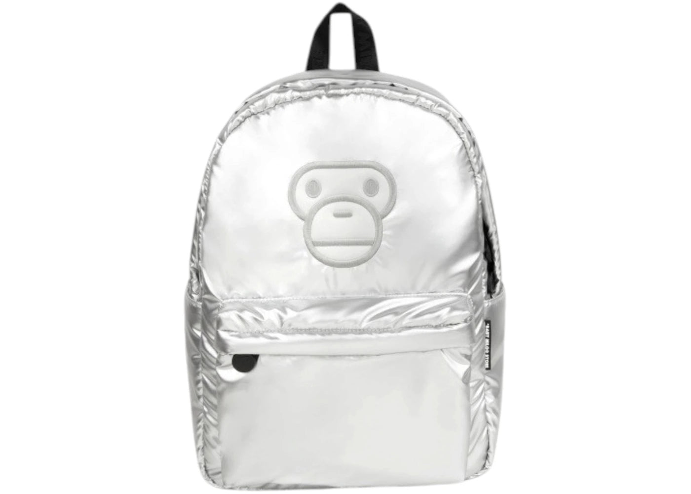 BAPE Baby Milo Soft Medium Backpack Silver -1