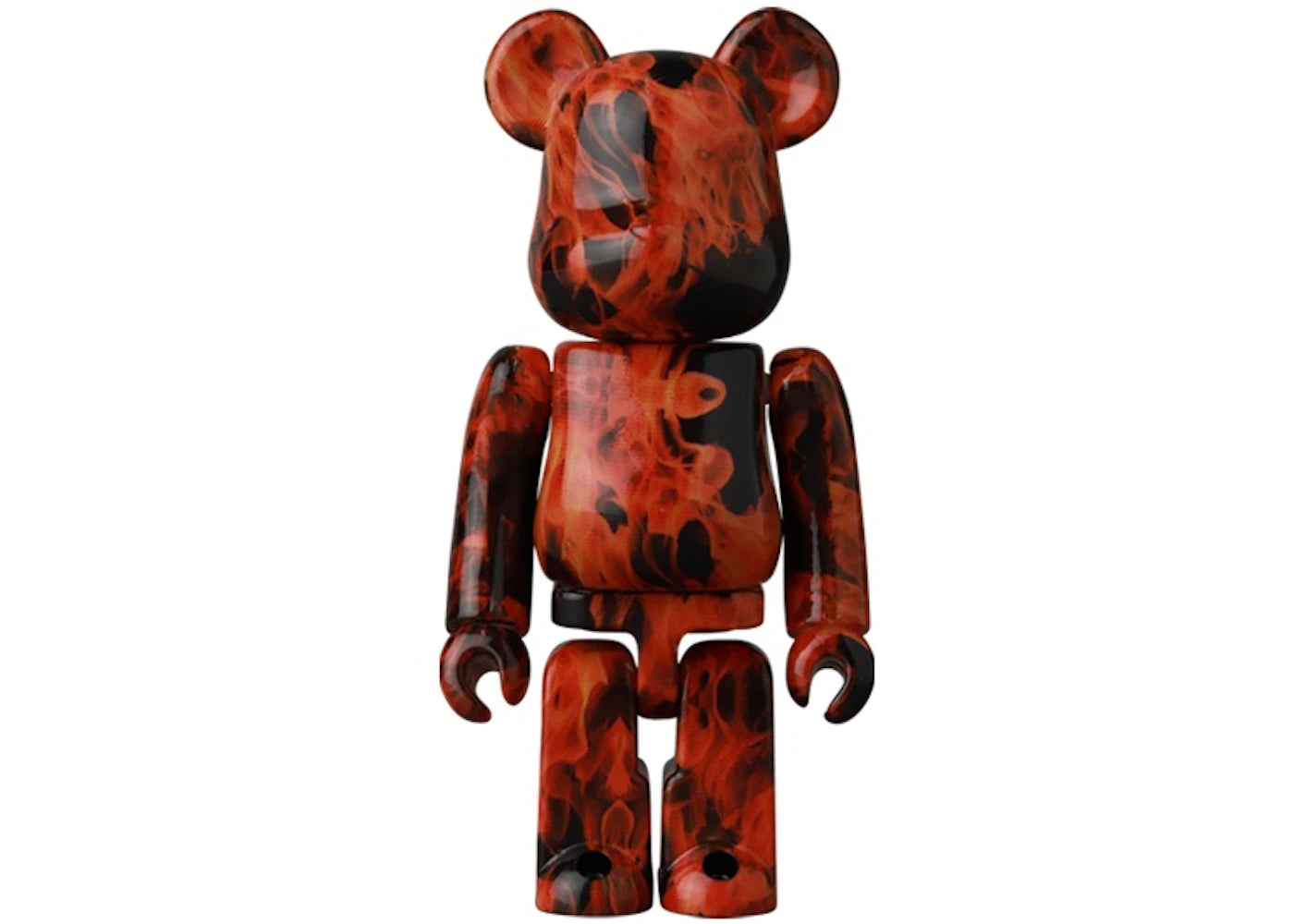 Bearbrick Series 44 Flame Pattern 100% (Opened Blind Box & Card Included) -1