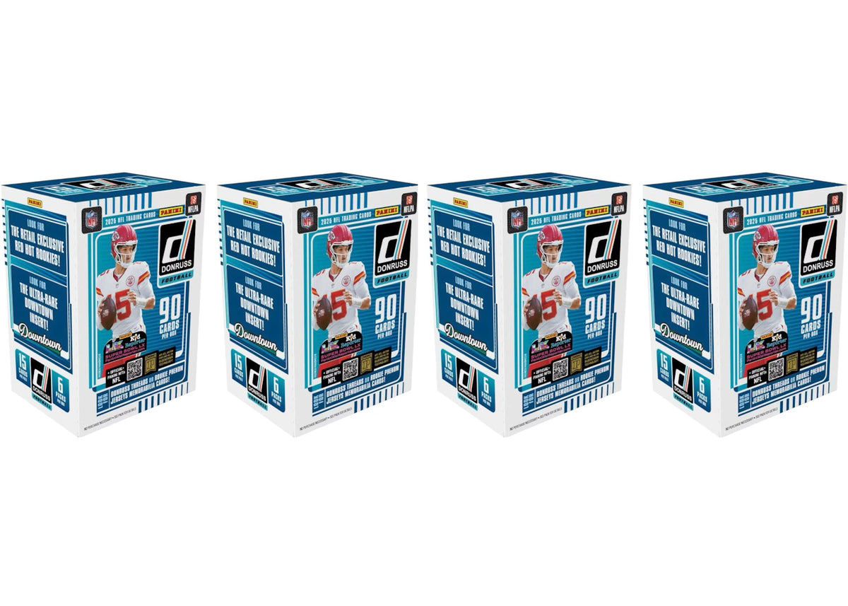 2025 Panini Donruss Football Blaster Box 4x Lot -1