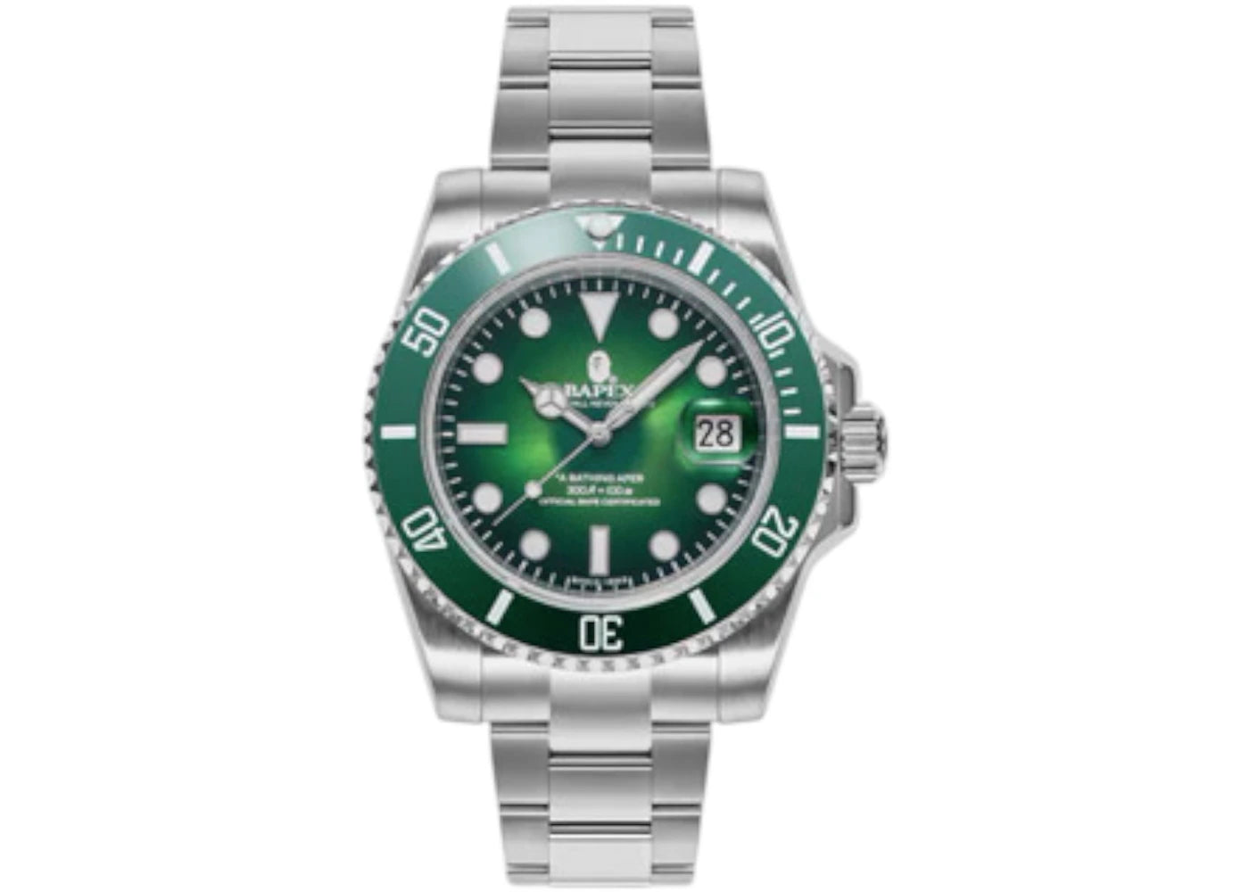 BAPE Type 1 BAPEX Watch Green -1